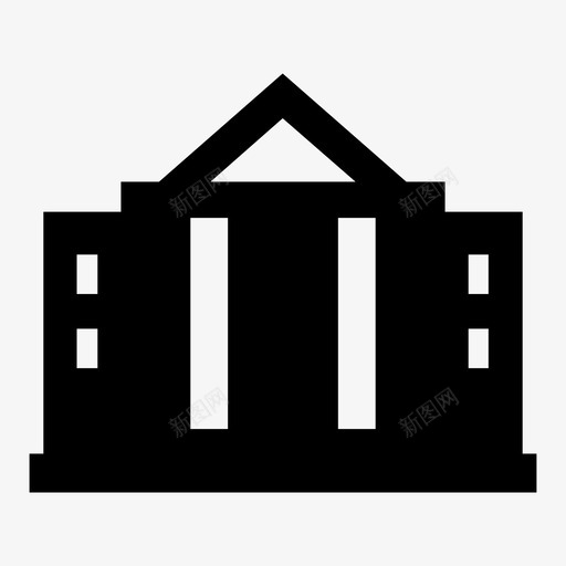 建筑城市公司图标svg_新图网 https://ixintu.com 公司 办公室 城市 建筑