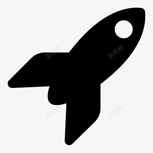 火箭船发射航天飞机图标svg_新图网 https://ixintu.com 发射 宇宙飞船 火箭船 航天飞机
