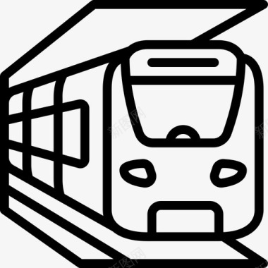 火车旅行旅游图标图标