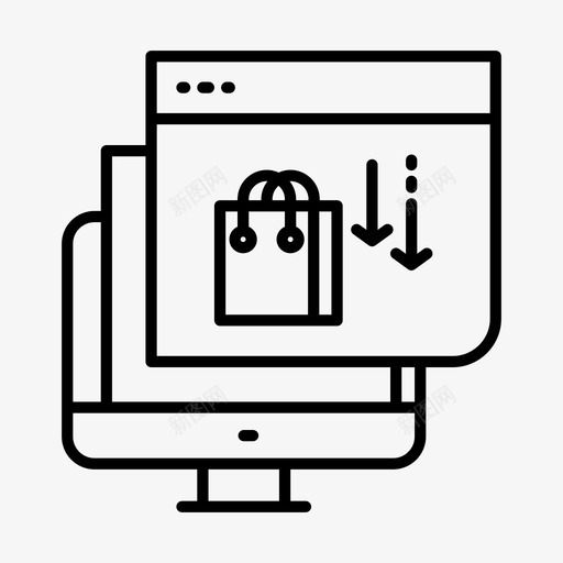 网页网页网页开发图标svg_新图网 https://ixintu.com 网站 网页 网页开发 网页设计