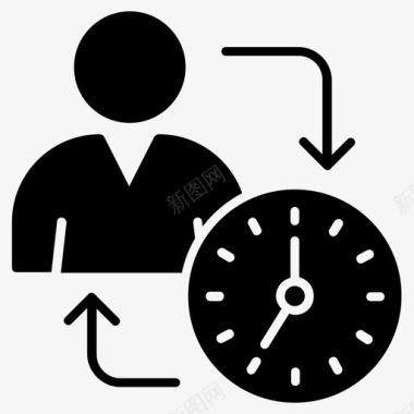 时间管理预约活动管理图标图标