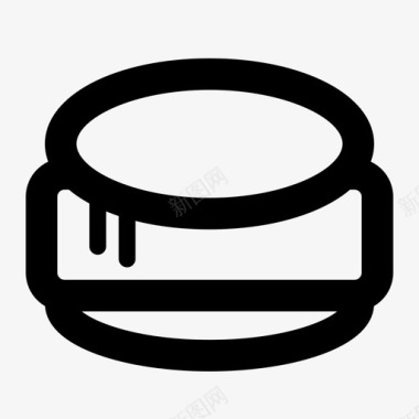 饼干三明治卡路里饼干图标图标