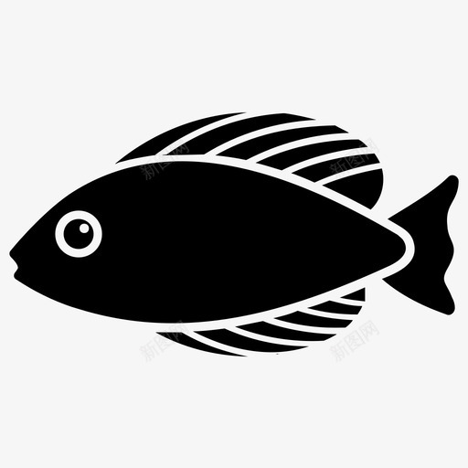 安提亚斯鱼水生鱼淡水鱼图标svg_新图网 https://ixintu.com 安提亚斯鱼 水生鱼 淡水鱼 热带鱼 鱼字形图标