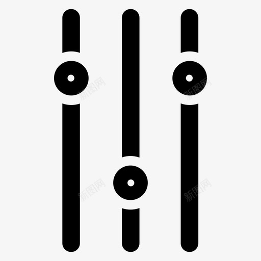设置编辑管理图标svg_新图网 https://ixintu.com 声音 多媒体 管理 编辑 设置 音量