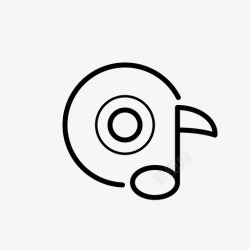 CD唱片专辑文件夹cd专辑磁盘图标高清图片