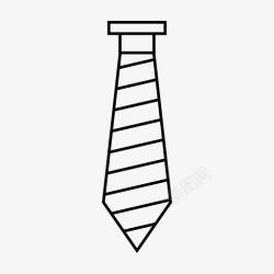 领带矢量图标领带领巾广告和媒体材料标图标高清图片