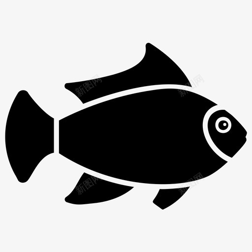 毕加索鱼水生鱼淡水鱼图标svg_新图网 https://ixintu.com 毕加索鱼 水生鱼 淡水鱼 热带鱼 鱼字形图标