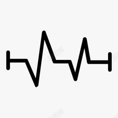 心跳医疗脉搏图标图标