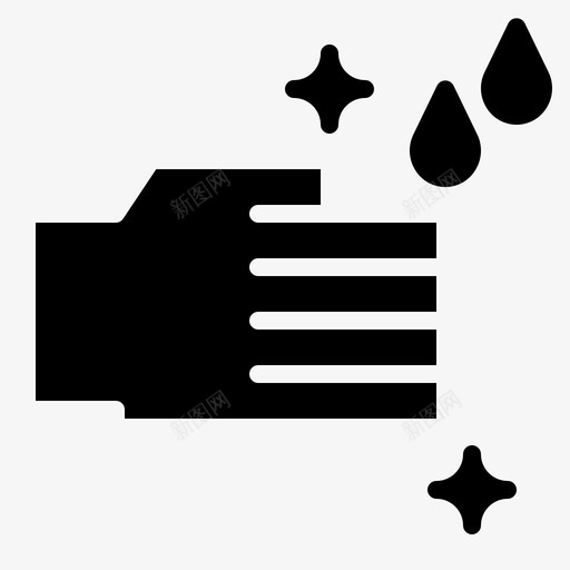 手洗清洁肥皂图标svg_新图网 https://ixintu.com 手洗 清洁 清洁固体 肥皂