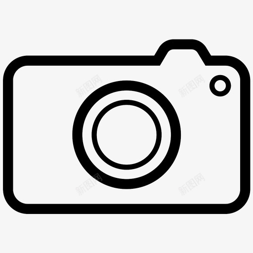 照相机电子产品小工具图标svg_新图网 https://ixintu.com 小工具 摄影 照相机 电子产品