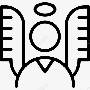 基督教天使人们基督教图标图标