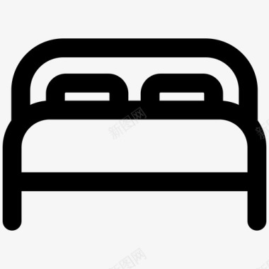 床家具休息图标图标