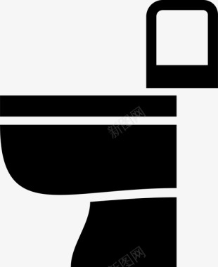 卫生间壁橱抽水马桶图标图标