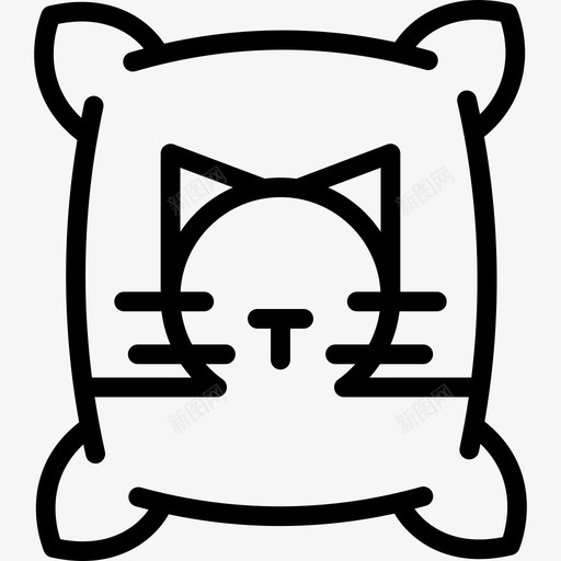 猫粮宠物店直营店图标svg_新图网 https://ixintu.com 宠物店 猫粮 直营店
