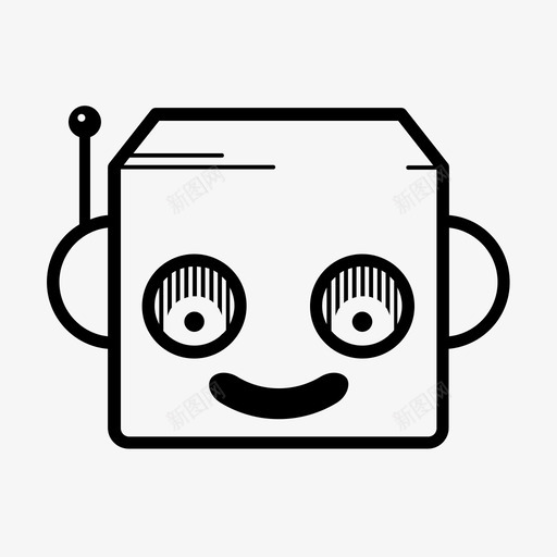 成功机器人快乐机器人图标svg_新图网 https://ixintu.com 快乐 成功机器人 有效 机器人 简单机器人