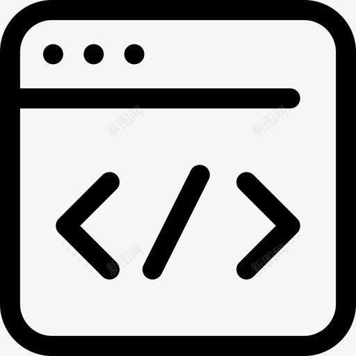 浏览器界面网络数据分析图标svg_新图网 https://ixintu.com 浏览器 界面 网络数据分析