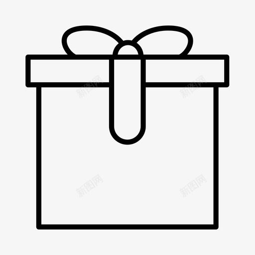 礼物生日庆祝图标svg_新图网 https://ixintu.com 庆祝 生日 礼物 聚会 聚会用品