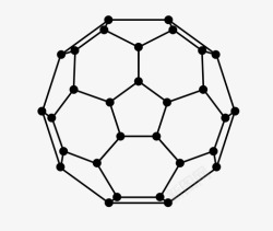 富勒富勒烯纳米技术图标高清图片