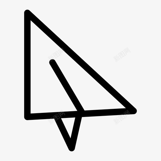 纸飞机飞机折纸图标svg_新图网 https://ixintu.com 折纸 玩具 纸飞机 送 飞机