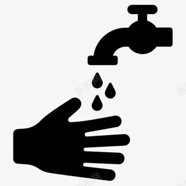 洗手清洁健康图标图标