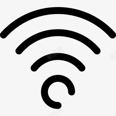 Wifi技术网络数据分析图标图标