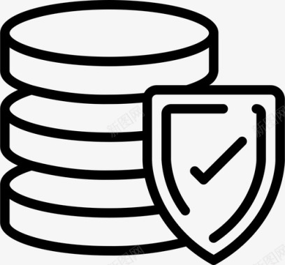 安全数据库安全数据保护大纲图标图标