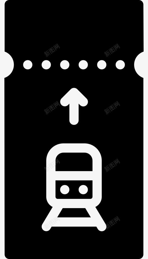 火车票旅行旅游图标svg_新图网 https://ixintu.com 旅游 旅行 旅行2固体 火车票