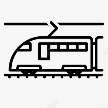 火车假日旅游图标图标