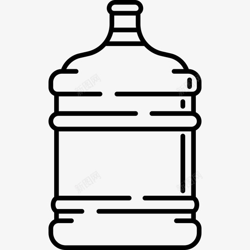 一大瓶水食物水图标svg_新图网 https://ixintu.com 一大瓶水 水 食物