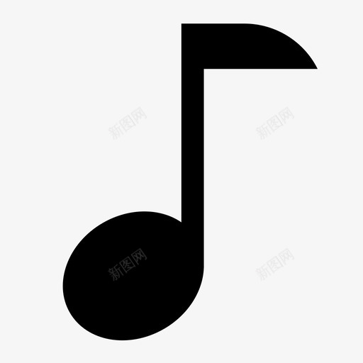 Music Note2svg_新图网 https://ixintu.com Music Note2 音符
