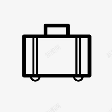 旅行箱座舱旅行图标图标
