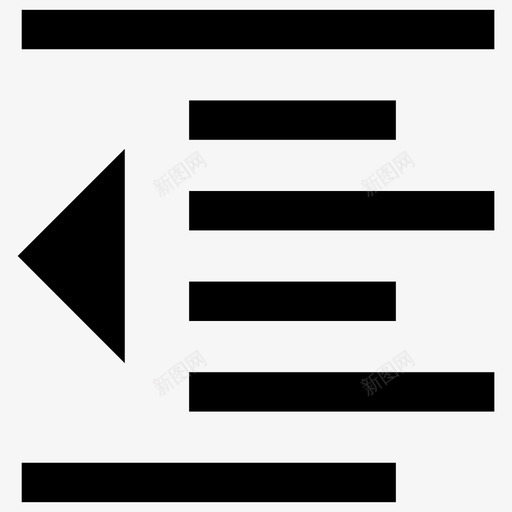 对齐方式格式左对齐图标svg_新图网 https://ixintu.com 对齐和段落 对齐方式 左对齐 文本 格式