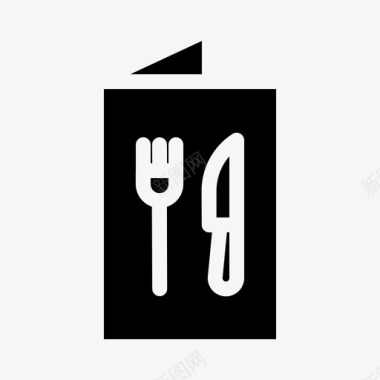 刀卡片晚餐图标图标