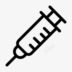 注射器icon注射器疫苗图标高清图片