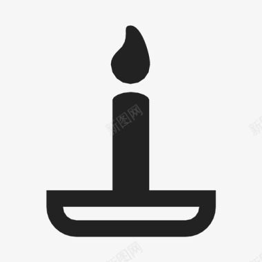 蜡烛生日庆祝图标图标