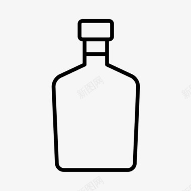 酱汁酒瓶子图标图标