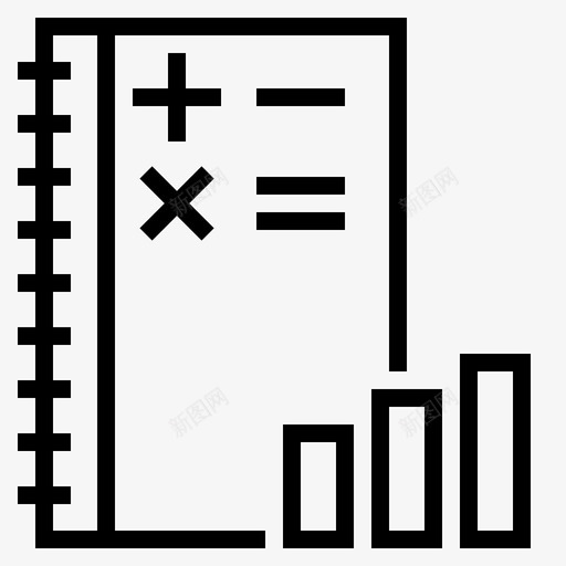 簿记会计商业图标svg_新图网 https://ixintu.com 个人会计 会计 商业 商业会计 簿记