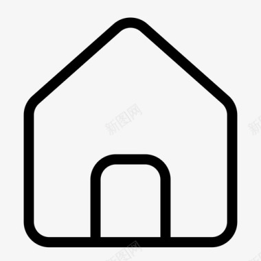 主页建筑房屋图标图标