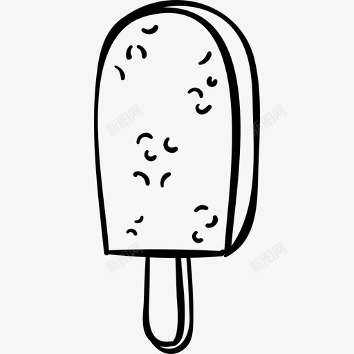 冰淇淋棒食物夏季手工制作图标svg_新图网 https://ixintu.com 冰淇淋棒 夏季手工制作 食物