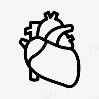 心脏人生命图标图标