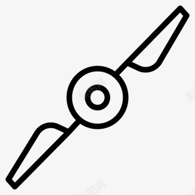 螺旋桨桨叶直升机图标图标