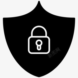 物联网安全安全隐私防护图标高清图片