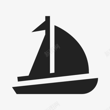 帆船水手体育图标图标