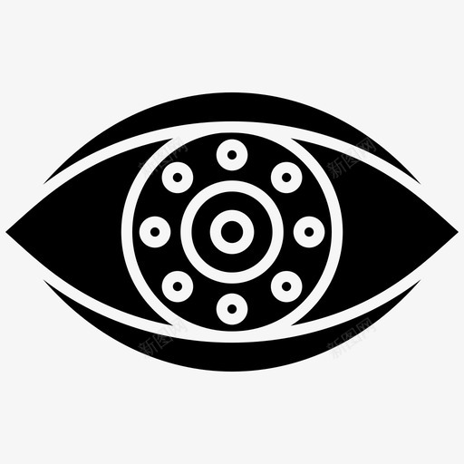 智能镜头增强现实虚拟现实图标svg_新图网 https://ixintu.com 增强现实 智能镜头 虚拟现实 虚拟现实字形图标