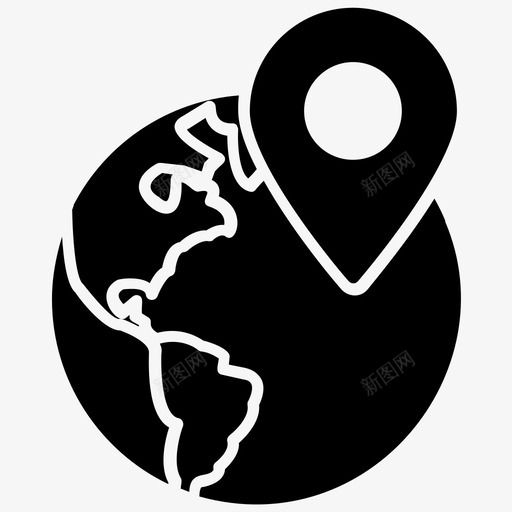 全球定位系统gps导航地图和导航符号图标svg_新图网 https://ixintu.com gps导航 全球定位系统 地图和导航符号图标