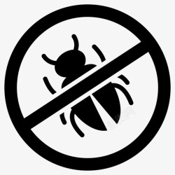 熏蒸图标熏蒸虫子昆虫图标高清图片