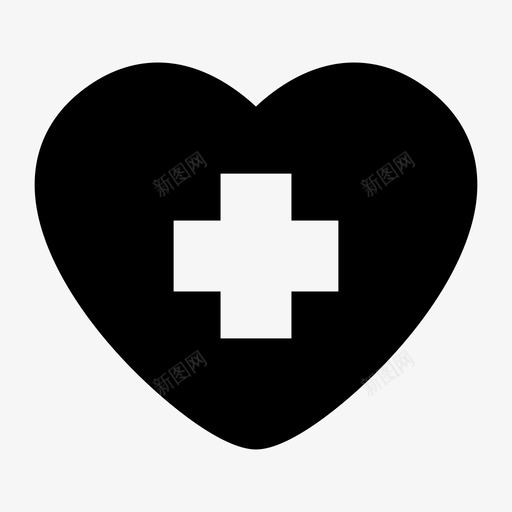 心脏诊断健康图标svg_新图网 https://ixintu.com 保健 健康 医疗 医院 心脏 爱 诊断