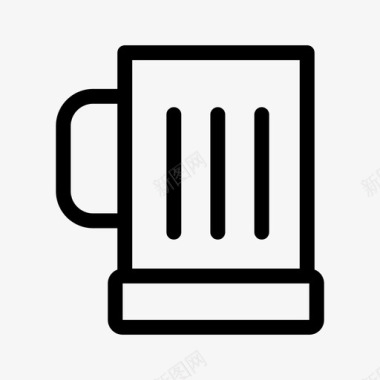 杯子啤酒啤酒杯图标图标