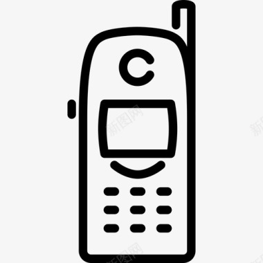 诺基亚手机手机历史线性图标图标