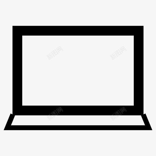 笔记本电脑显示器液晶显示器图标svg_新图网 https://ixintu.com 技术 显示器 液晶显示器 笔记本电脑 网页设计和用户界面